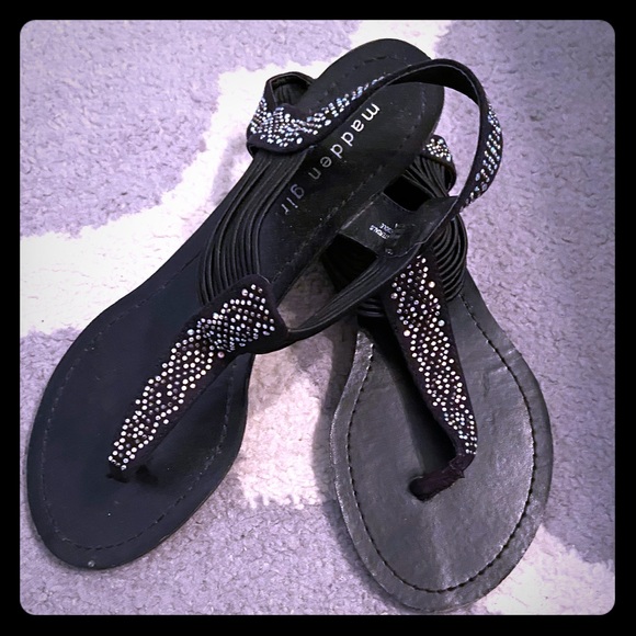madden girl sparkle sandals
